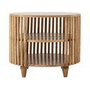 Okrugao stolić za kavu od masivnog manga u prirodnoj boji ø 60 cm Sali – Bloomingville