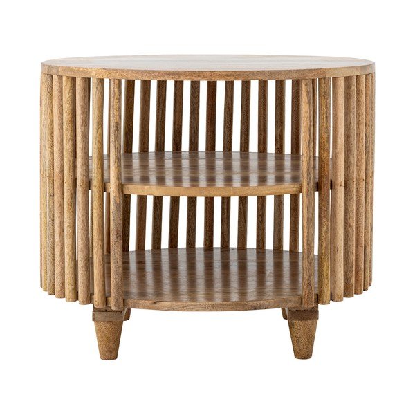 Okrugao stolić za kavu od masivnog manga u prirodnoj boji ø 60 cm Sali – Bloomingville