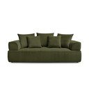 Zelena sofa od šenila 237 cm Whesley – Bobochic Paris