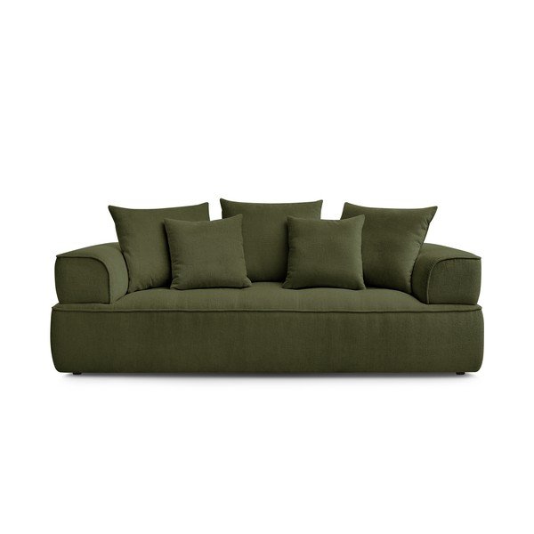 Zelena sofa od šenila 237 cm Whesley – Bobochic Paris
