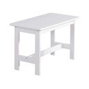 Bijeli dječji stolić izrađen od čvrste borovine Pinio Baby