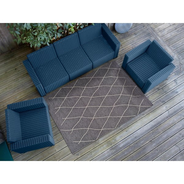 Sivi vanjski tepih Universal Sigrid, 77 x 150 cm-image-1