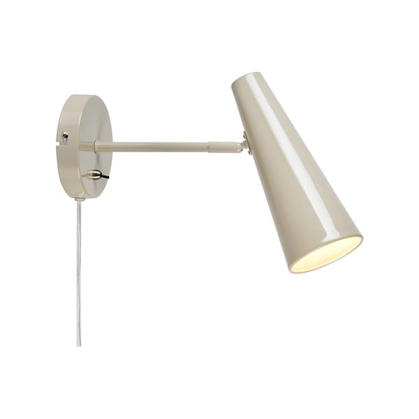 Sivo-bež zidna lampa s utikačem Peak – Markslöjd