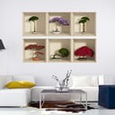 Set od 6 naljepnica s 3D efektom Ambiance Home