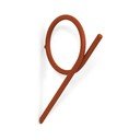 Željezna zidna kuka boja terakote Tuba M – Spinder Design