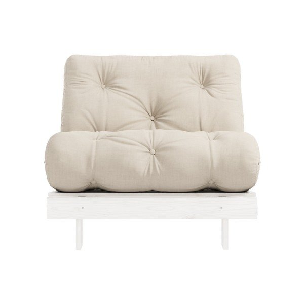 Fotelja / ležaj Karup Design Roots White / Beige-image-1