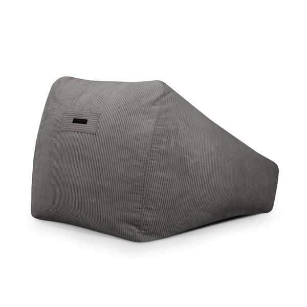 Crna vreća za sjedenje od samta Sofa Snug – SLOWDOWN-image-3