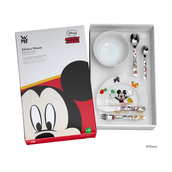 6-dijelni set dječjeg posuđa i pribora od nehrđajućeg čelika WMF Mickey Mouse-image-1