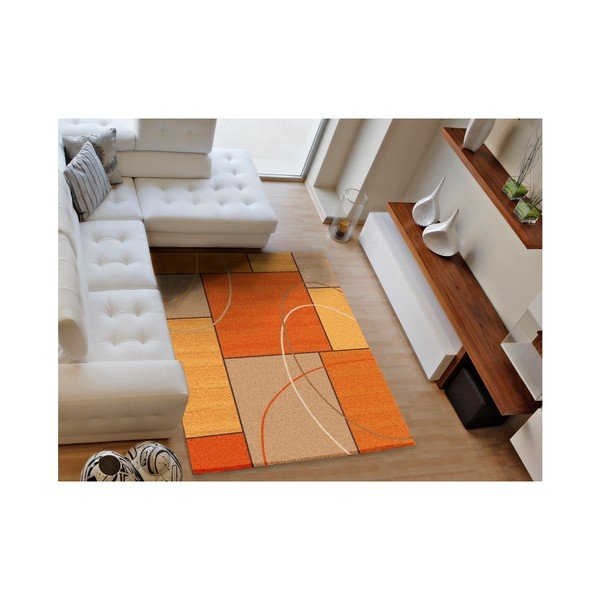 Narančasti tepih Universal Delta, 190 x 280 cm-image-2