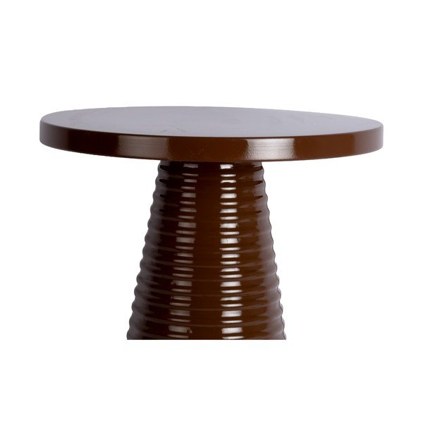 Metalni okrugao pomoćni stol ø 40 cm Catania Ribbed – Leitmotiv-image-2