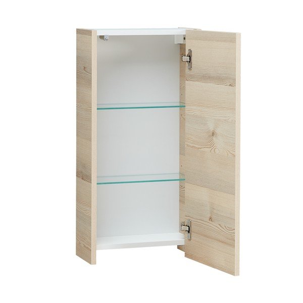 Zidni kupaonski ormarić u dekoru bora u prirodnoj boji 70x35 cm Quickset 393 – Pelipal-image-2