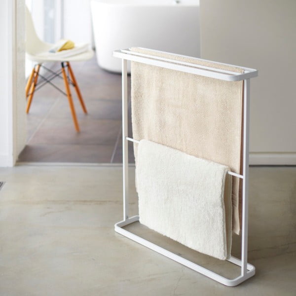 Bijeli stalak za ručnike YAMAZAKI Tower-image-1