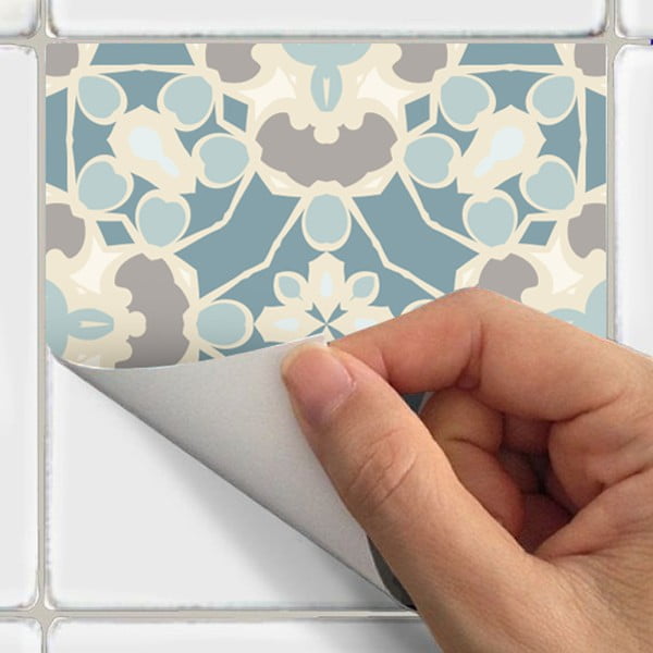 Set s 24 ukrasne naljepnice za zid Ambiance Underwater Garden, 10 x 10 cm-image-3