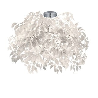 Bijela viseća svjetiljka Trio Pendant Leavy, visina 73 cm