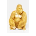Dekorativna skulptura u zlatnoj boji Kare Design Gorilla