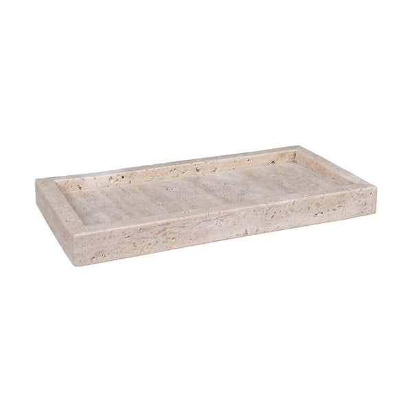 Kameni ukrasni pladanj 15x30,5 cm Travertine – House Nordic-image-2