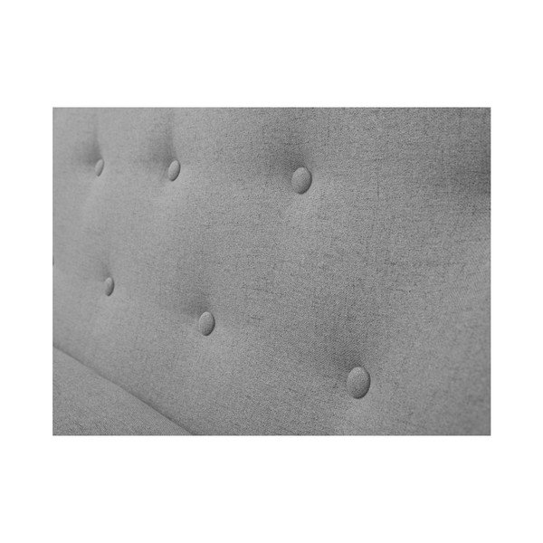 Svijetlo sivi kauč na razvlačenje sa smeđim nogama Mazzini Sofas Pijemont-image-4
