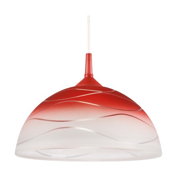 Crvena viseća svjetiljka ø 30 cm Sfera – LAMKUR-image-4