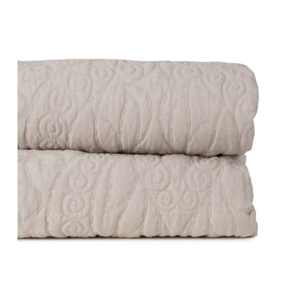 Bež prošiven prekrivač 180x260 cm – Ixia