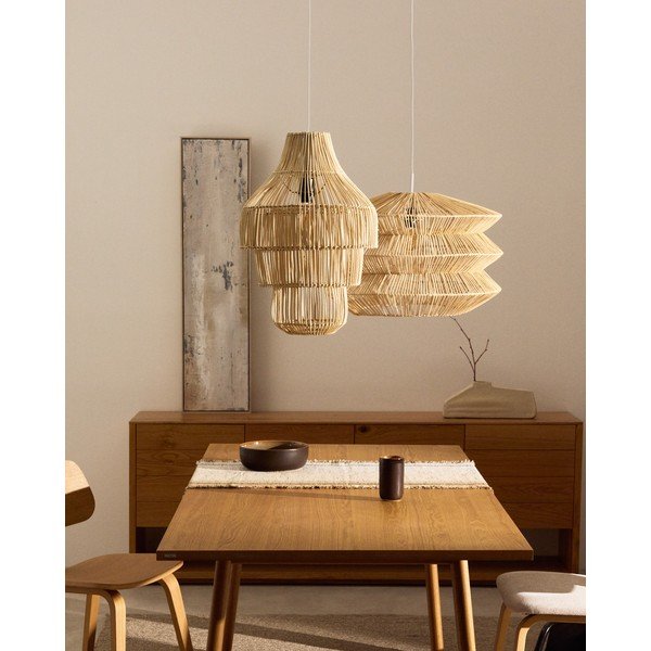 Sjenilo od ratana u prirodnoj boji ø 38 cm Janoa – Kave Home-image-1