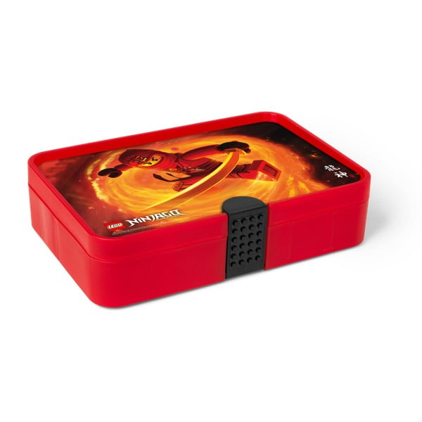 Crvena kutija za pohranu s LEGO® Ninjago pretincima