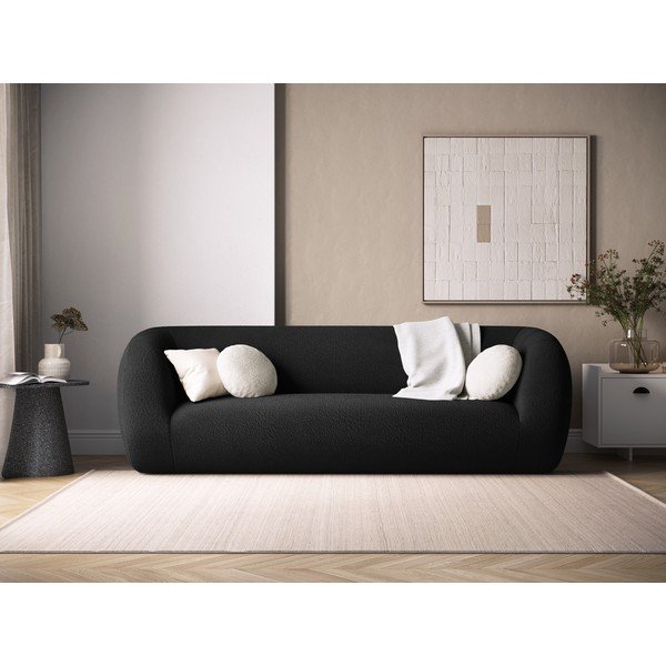 Tamno siva sofa od bouclé tkanine 230 cm Essen – Cosmopolitan Design-image-1