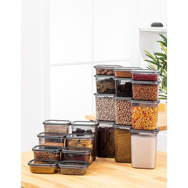 Posude za namirnice u setu 20 kom za čuvanje hrane Fresco – Hermia-image-1