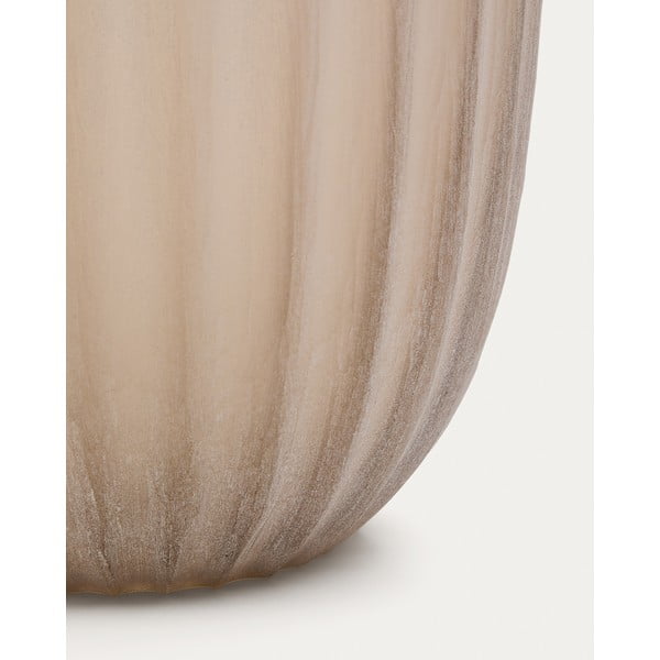 Bež staklena vaza (visina 27 cm) Lumia – Kave Home-image-3