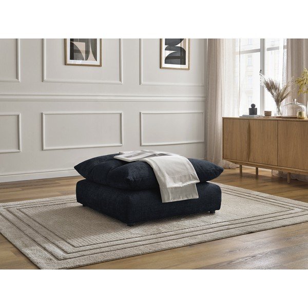 Tamno plavi tabure od šenila Neil – Bobochic Paris-image-4