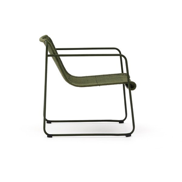 Zelena metalna vrtna fotelja Maurina – Kave Home-image-3