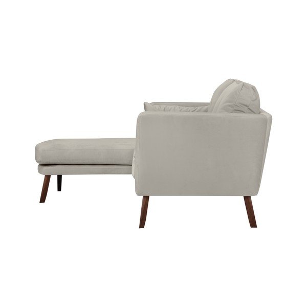 Svijetlo bež trosjed Mazzini Sofas Elena, s ležaljkom na lijevom uglu-image-4