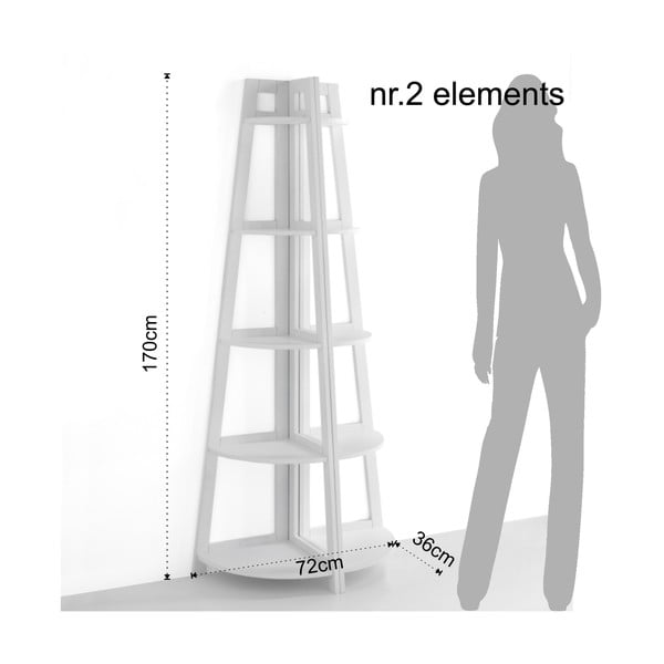 Kutna polica za knjige Tomasucci Varm-image-3