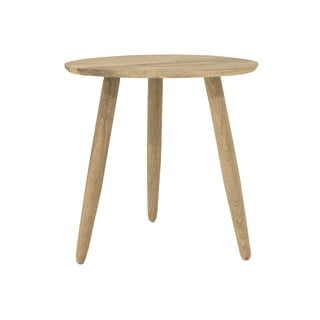 Sklopivi stol od hrastovog drva Canett Uno, ø 40 cm