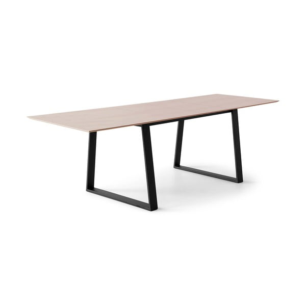 Proširiv blagovaonski stol s pločom stola u dekoru hrasta u prirodnoj boji 100x210 cm Meza – Hammel Furniture-image-1