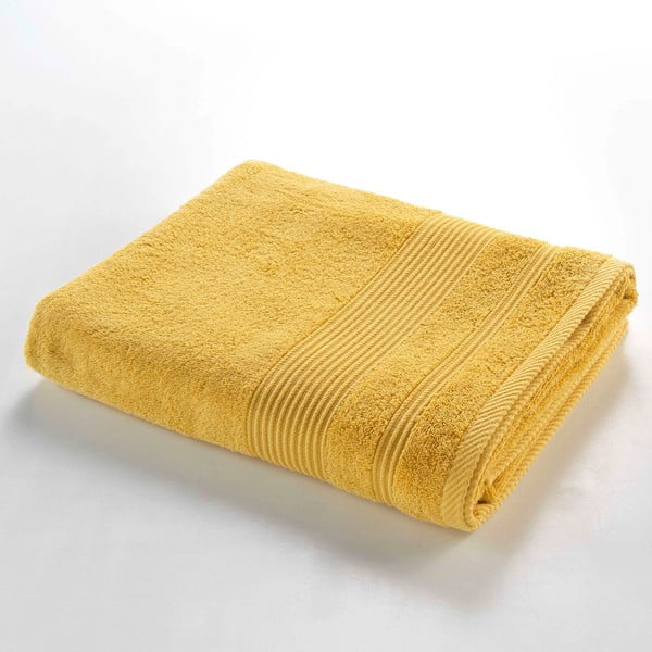 Žuti  pamučni ručnik od frotira 90x150 cm Tendresse – douceur d'intérieur
