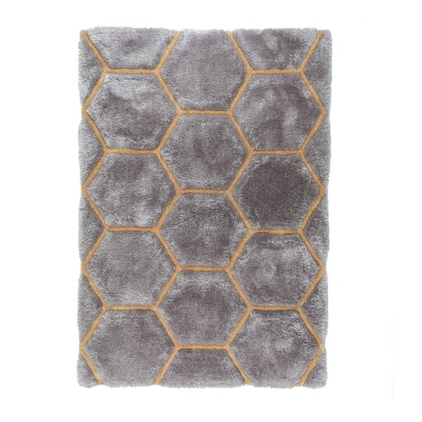 Sivi tepih Flair Rugs Honeycomb, 80 x 150 cm