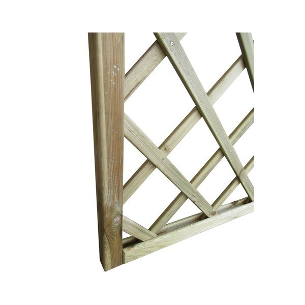 Vrtna ukrasna rešetka od borovog drveta Crido Consulting Arched Pine-image-2