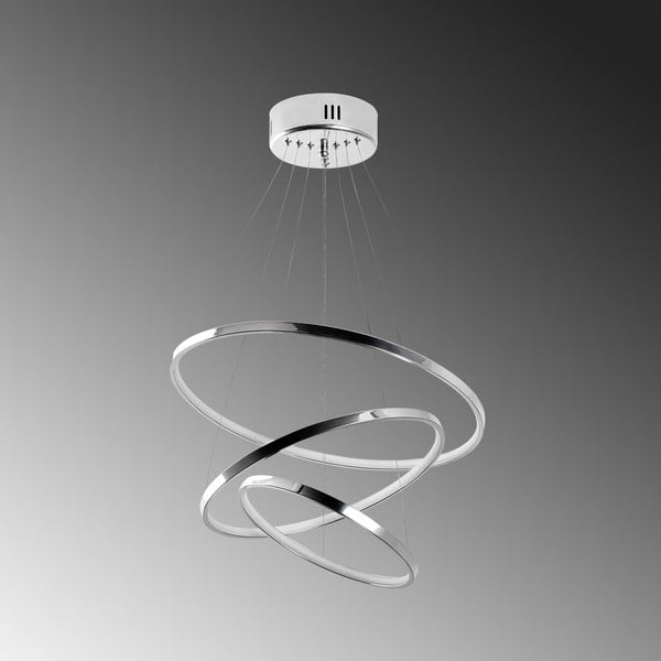 LED viseća svjetiljka u srebrnoj boji ø 50 cm Simit – Opviq lights-image-3