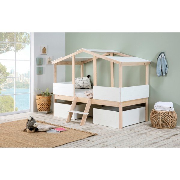 Bijele dječje ladice za ispod kreveta u setu 2 kom Parma – Marckeric-image-4