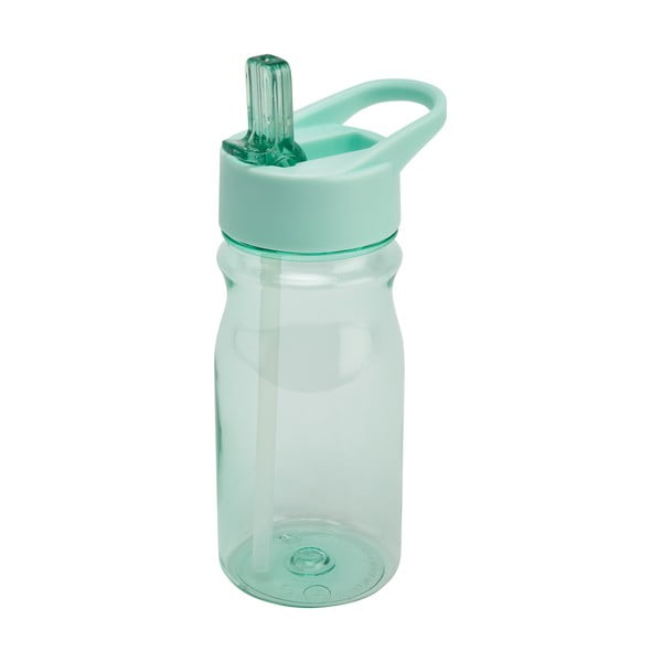 Zeleno-plava boca s poklopcem i slamčicom Addis Bottle Blue Haze, 500 ml