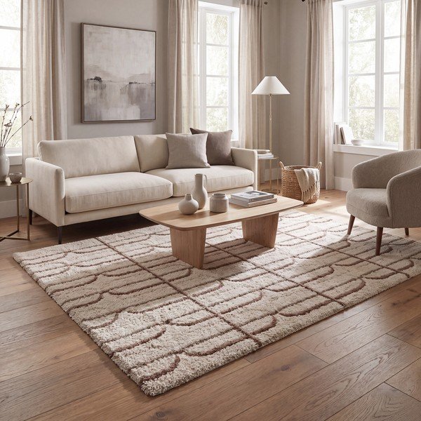 Krem/svjetlo smeđi tepih 120x170 cm Ember – Universal-image-1