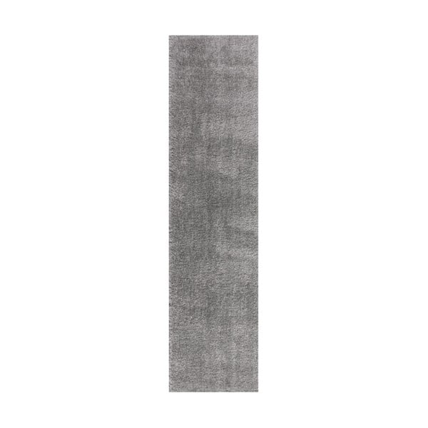 Siva staza od recikliranih vlakna 60x230 cm Velvet – Flair Rugs