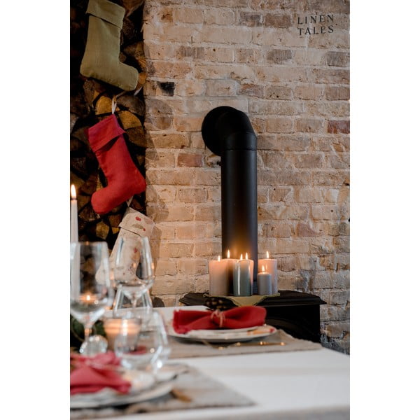 Tekstilna božićna čarapa Red Pear – Linen Tales-image-3