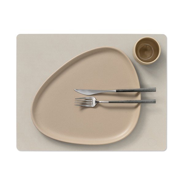 Podmetač od eko kože 35x45 cm Square L Corduroy – LIND DNA-image-1