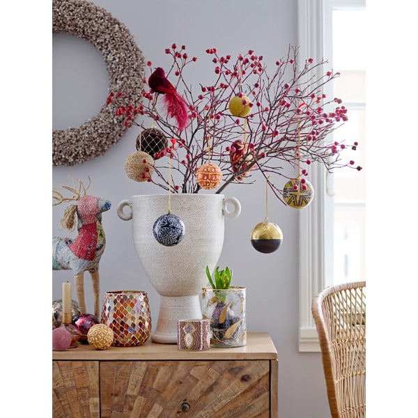 Stakleni božićni ukrasi u setu od 2 kom Petri - Bloomingville-image-2