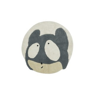 Sivi/krem periv/ručno rađen vunen dječji tepih ø100 cm Astromouse – Lorena Canals