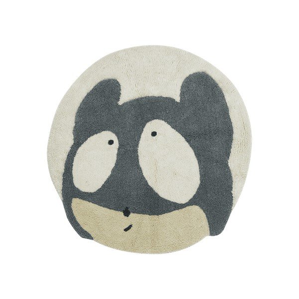 Sivi/krem periv/ručno rađen vunen dječji tepih ø100 cm Astromouse – Lorena Canals