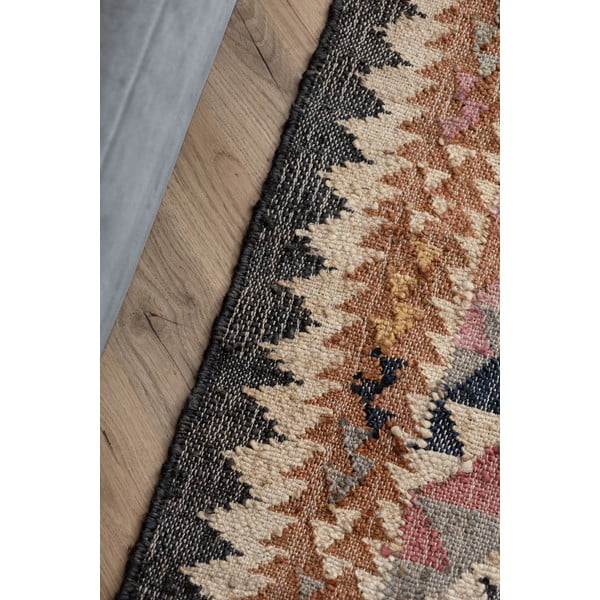 Sivi ručno rađen juten tepih 200x300 cm Roya Parsa – Elle Decoration-image-4