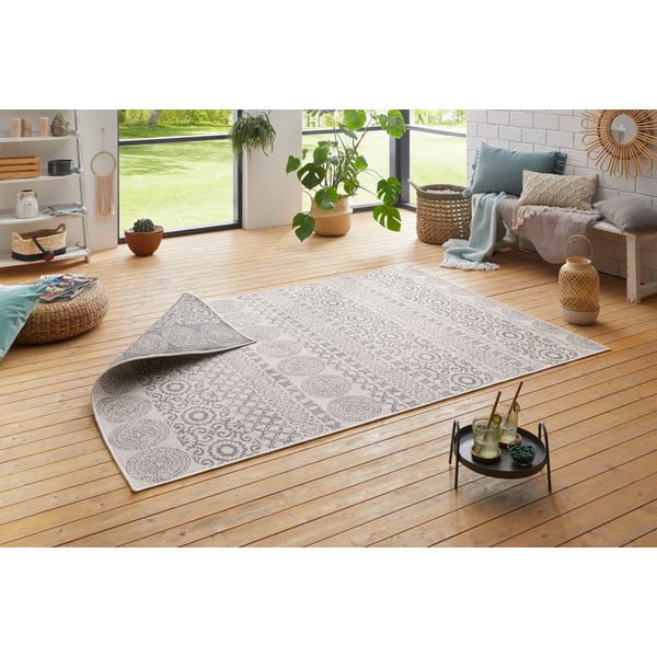 Sivo-bijeli vanjski tepih Ragami krug, 80 x 150-image-3