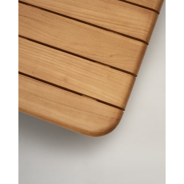 Vrtni stol od masivne tikovine 70x140 cm Turqueta – Kave Home-image-4